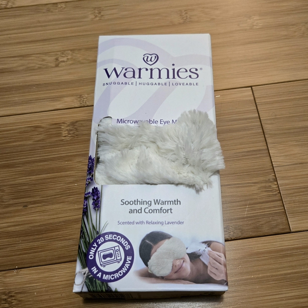New Warmies Lavenar Eye Mask